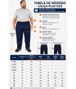 Calça Tactel Elastano *sem forro* P ao Plus size Butu Biru azul